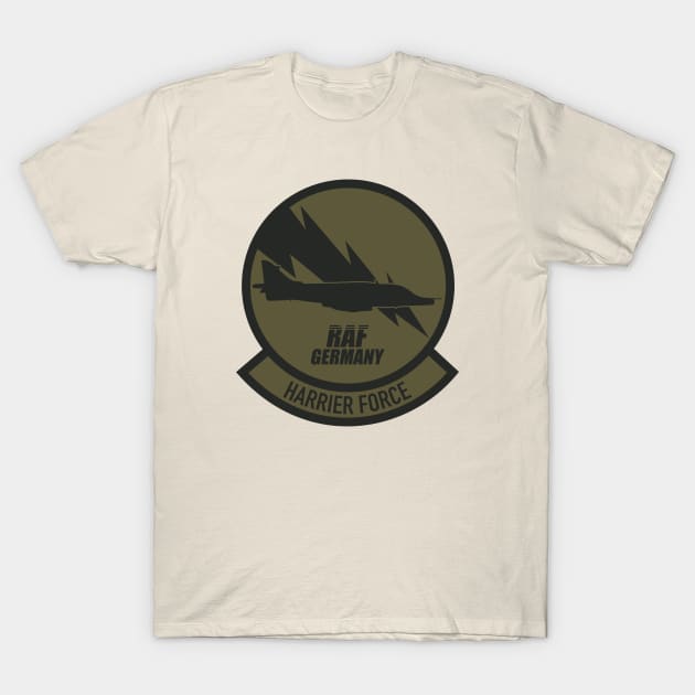 RAF Germany Harrier Force T-Shirt by TCP